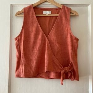 Madewell Texture & Thread Wrap Tank